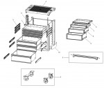 Expert E011207 Type 1 Roller Cabinet Spare Parts